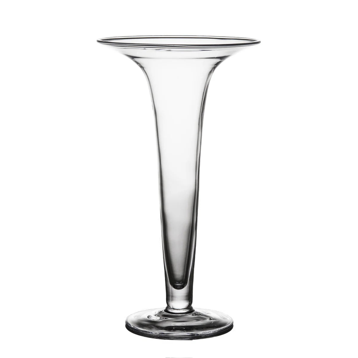Classic Glass Vase, Large Trumpet