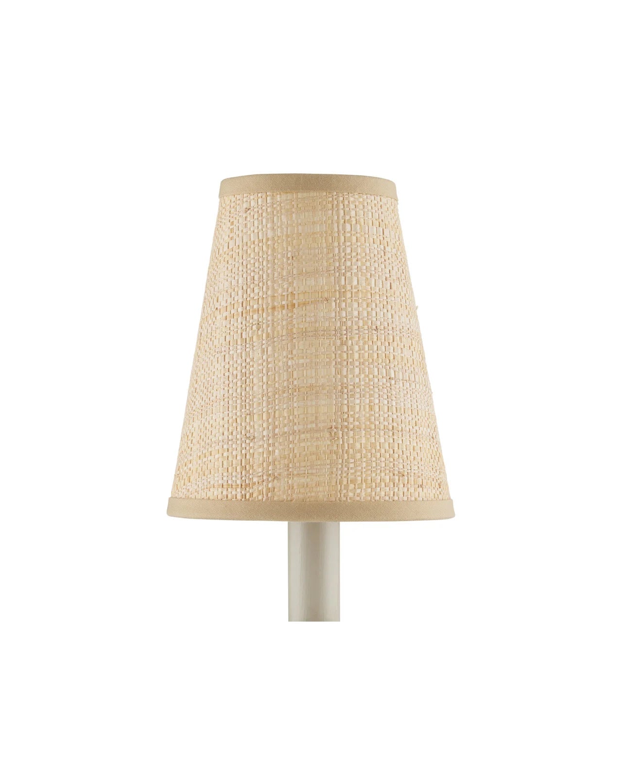 Natural Grasscloth Tapered Chandelier Shade