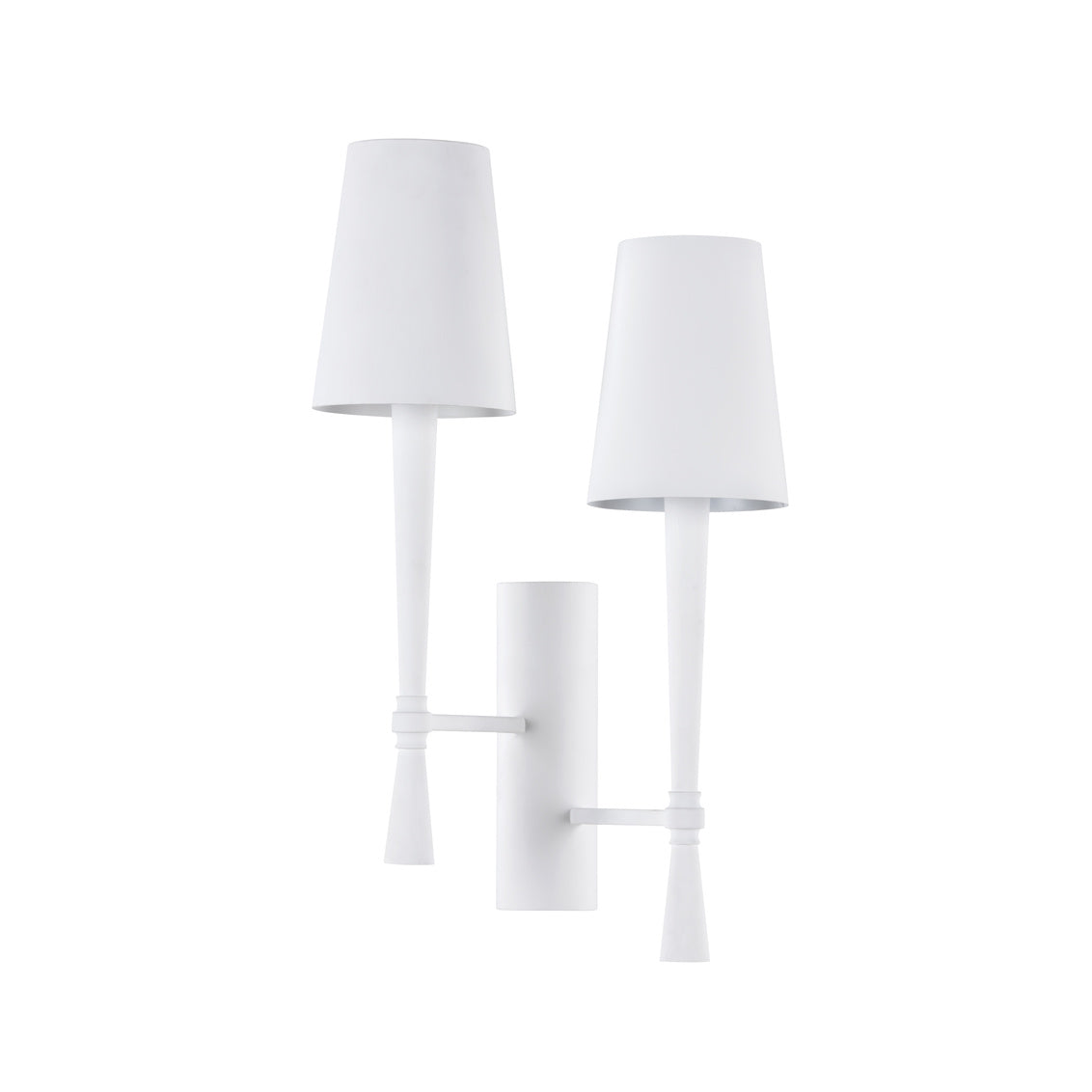 Dumas Plaster Sconce - White