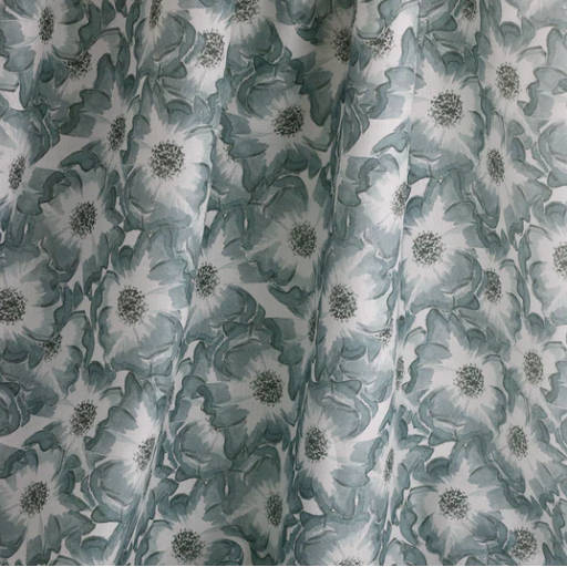 KK Harris Aphrodite's Anemone Belgian Linen Fabric