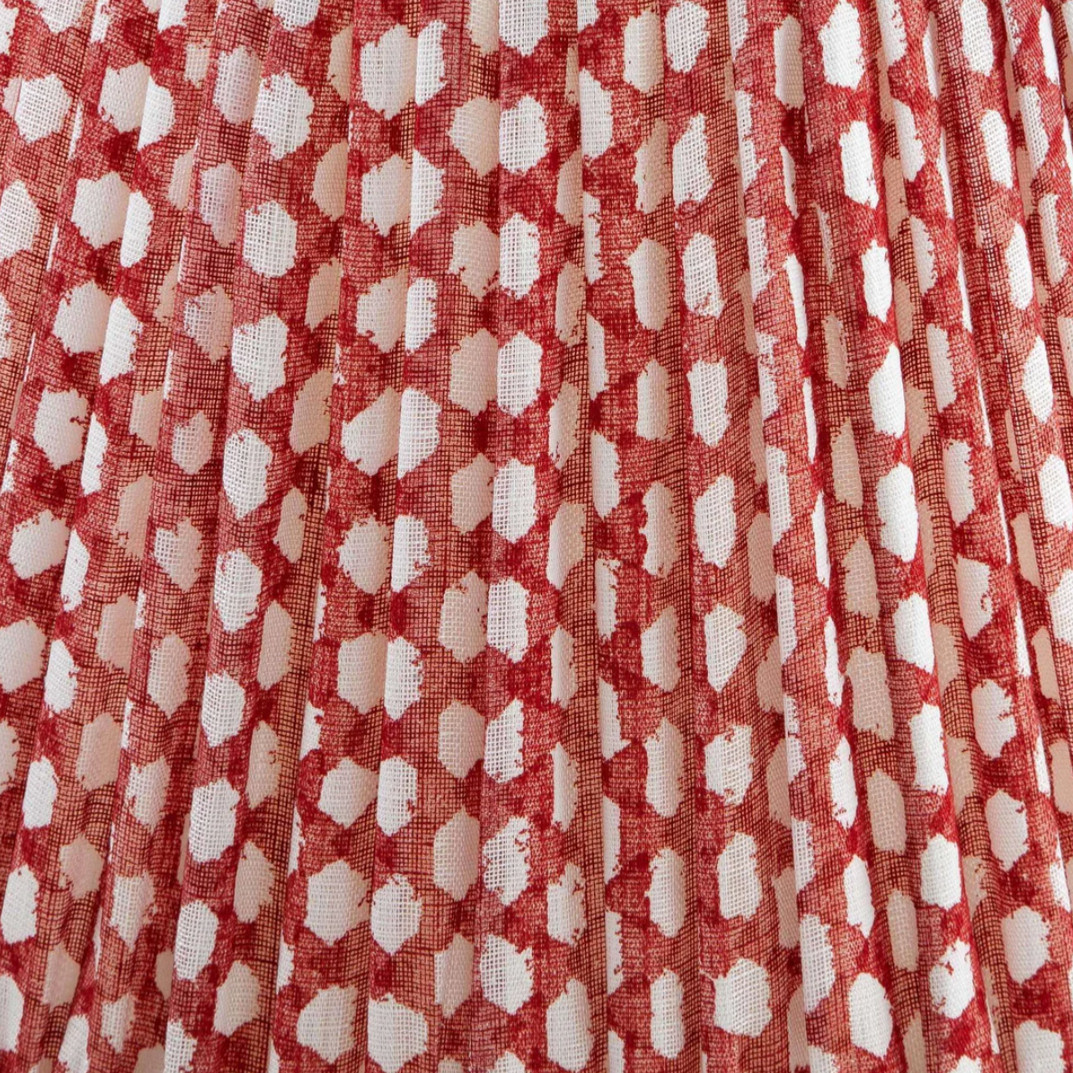 Fermoie Red Wicker Lampshade