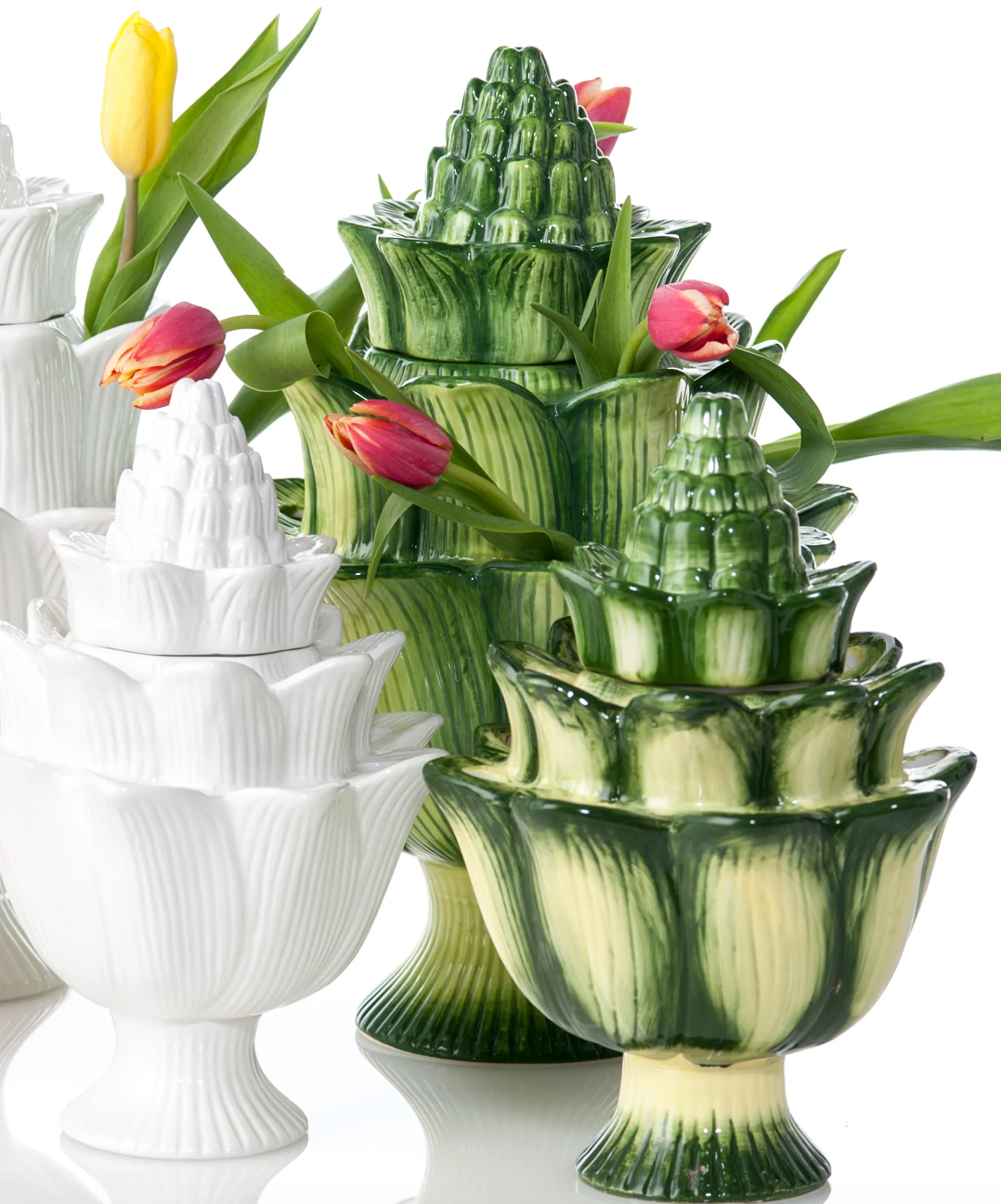 Artichoke Tulipiere, White, Small