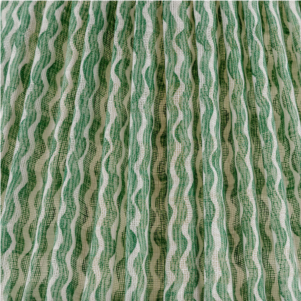 Fermoie Green Popple Lampshade, Oval