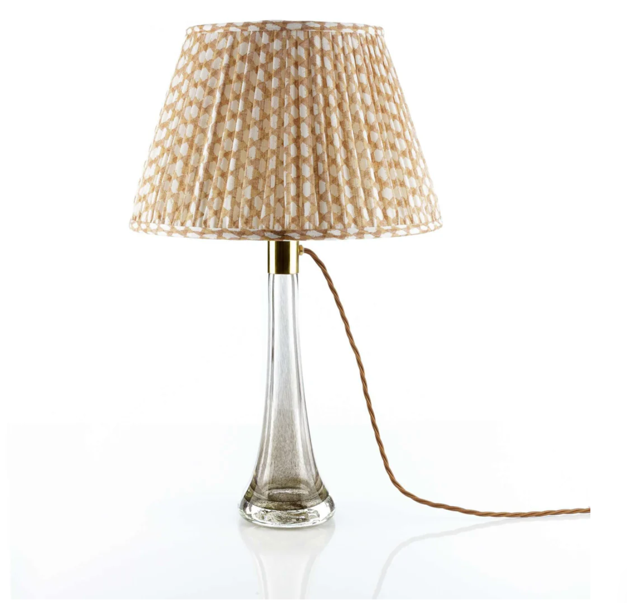 Fermoie Nut Brown Wicker Lampshade