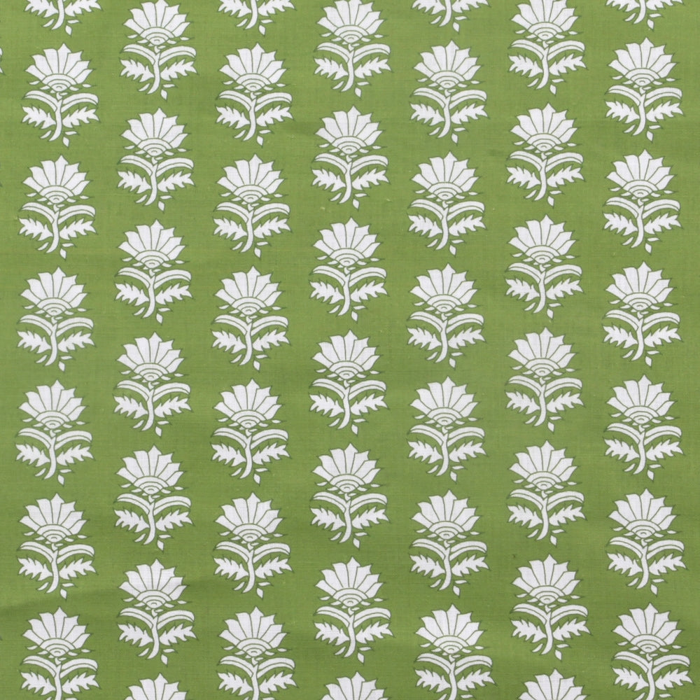Alex Conroy White Thistle Fabric
