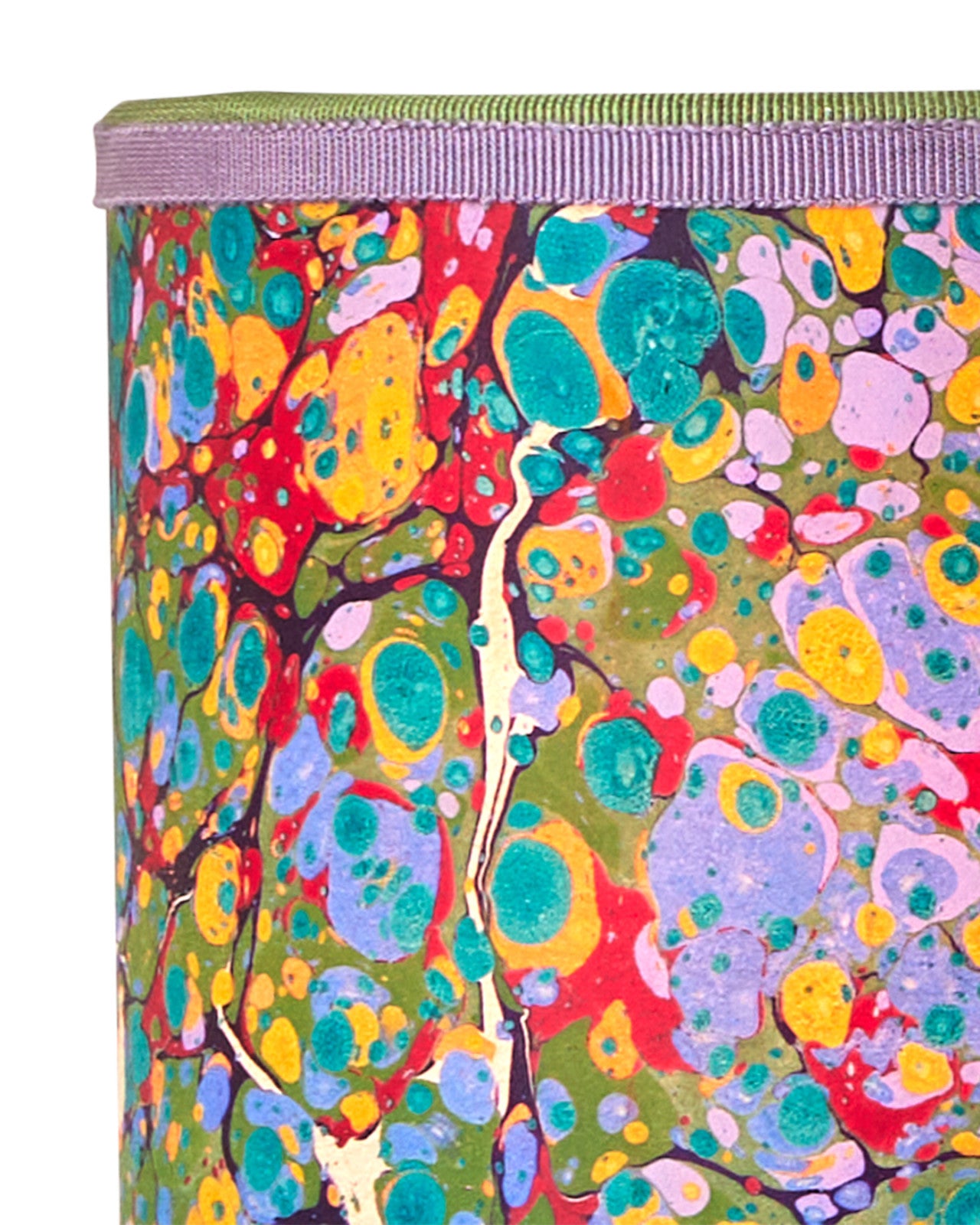 Marble Multi-Color Paper Drum Chandelier Shade