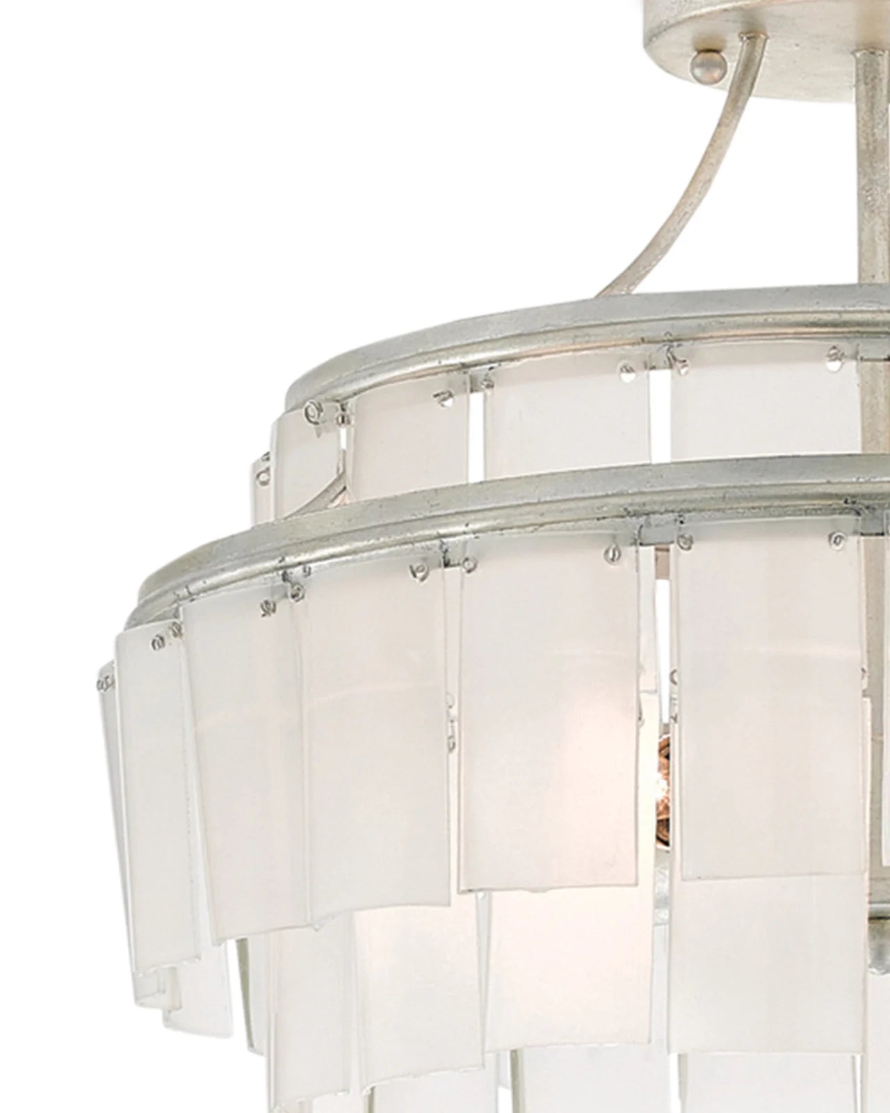 Vintner White Semi Flush Mount