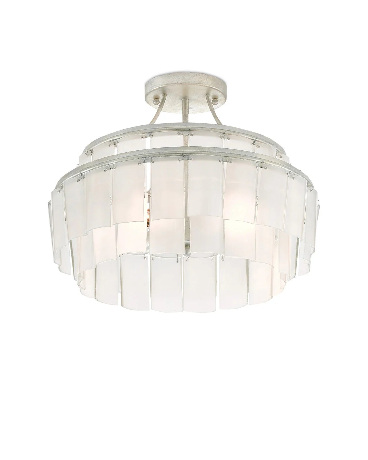 Vintner White Semi Flush Mount