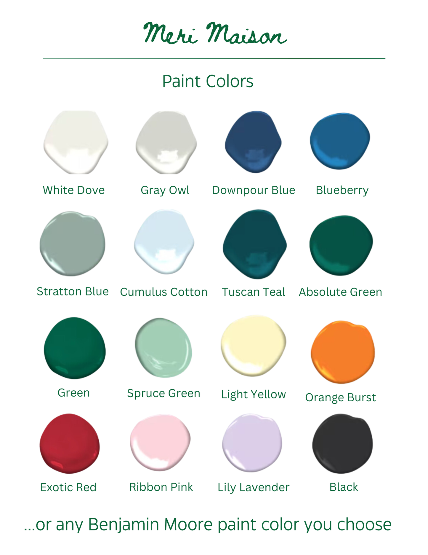 Scallop Coffee Table, Custom Color