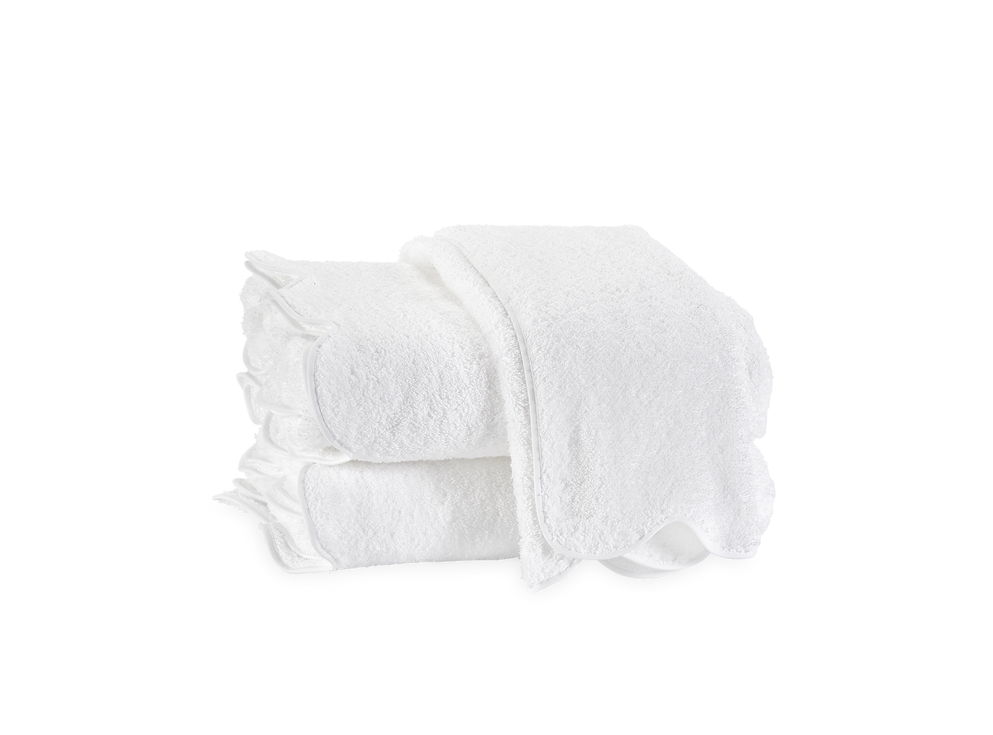 Suzie Scalloped Bath Towels
