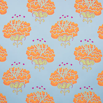 Katie Ridder Peony Wallpaper, Orange