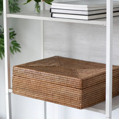 Rattan Storage Box with Lid