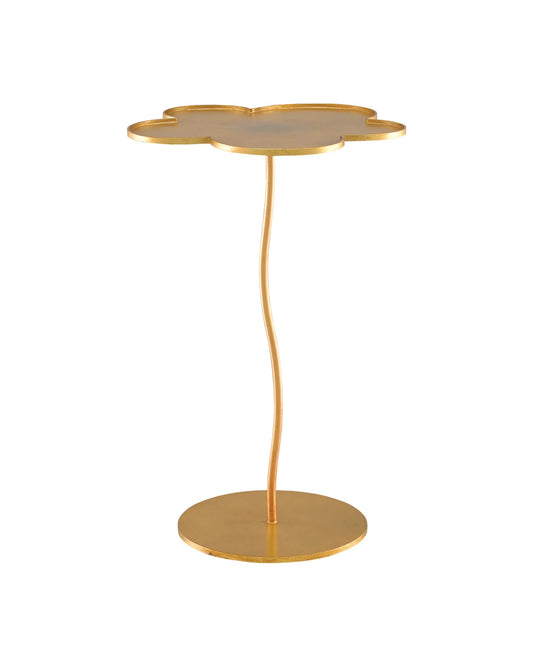 Fleur Large Gold Accent Table