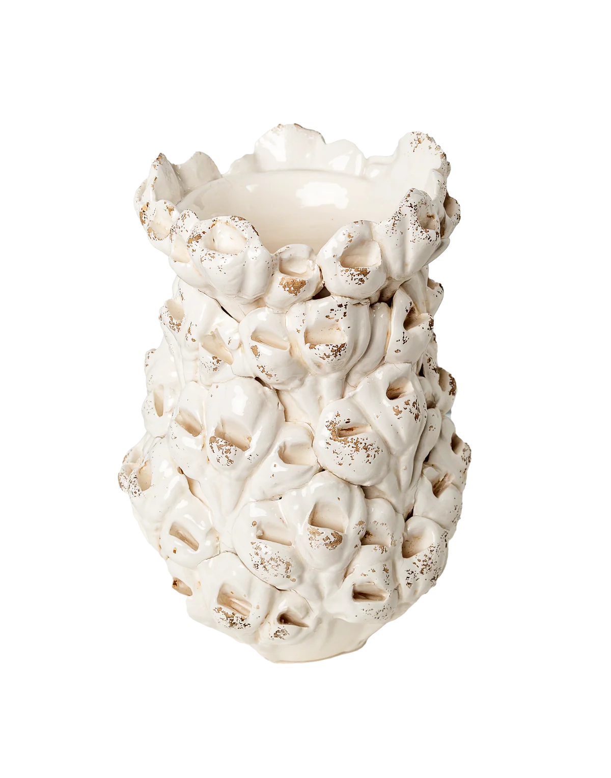 Les Fleur Tulip Vase, Ivory