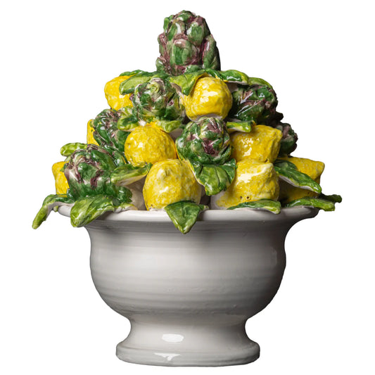 Lemon & Artichoke Topiary, Painted