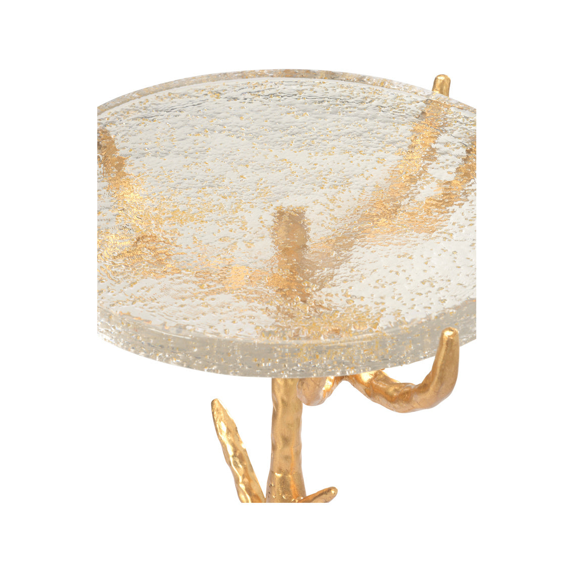 Gold Twig Side Table