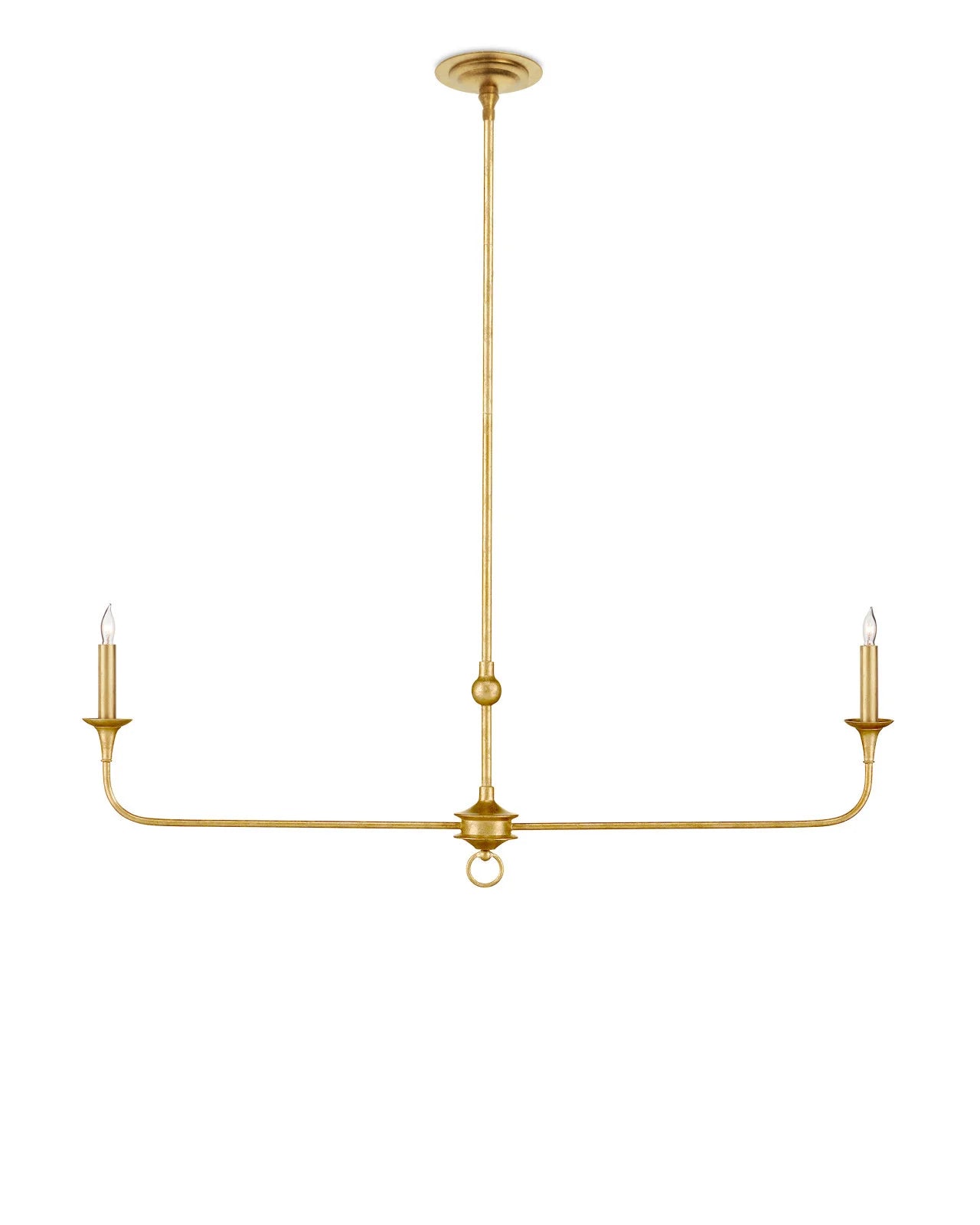 Nottaway Linear Gold Chandelier