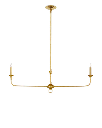 Nottaway Linear Gold Chandelier