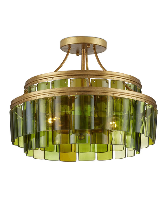 Vintner Green Semi Flush Mount