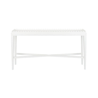 Scallop Console Table, Custom Color