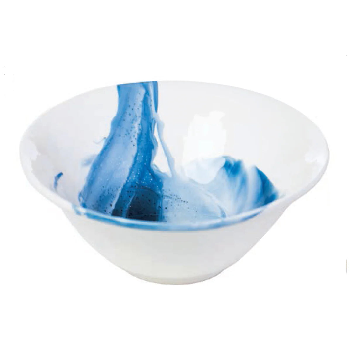 Splash Ceramic Serving Bowl in Blue