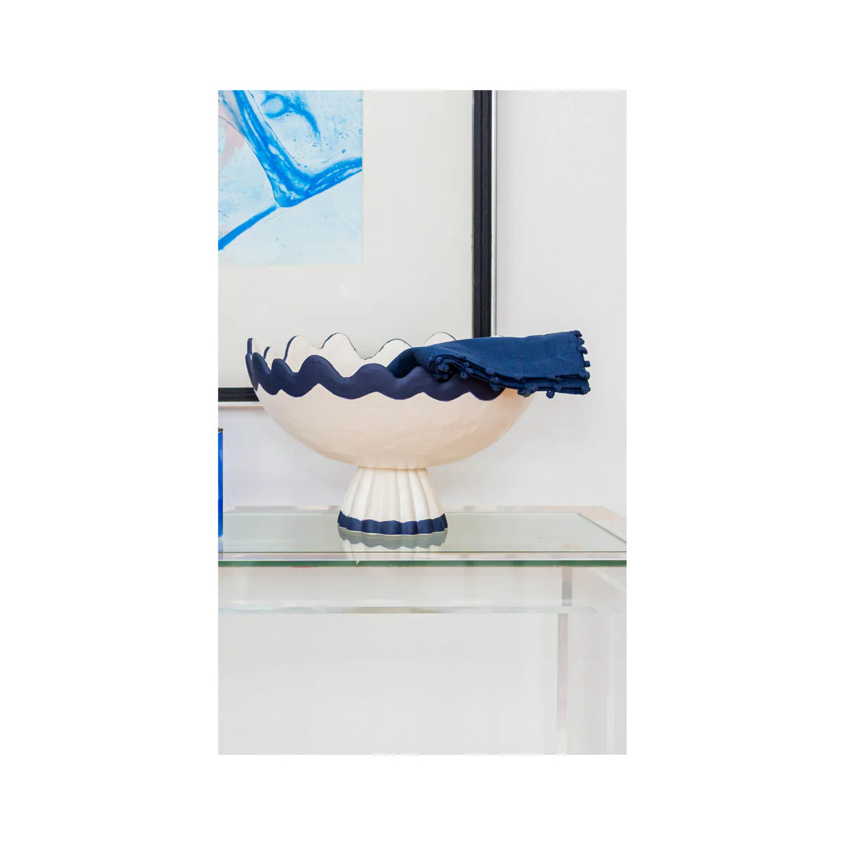 The Rickrack Footed Bowl