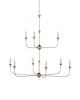 Nottaway Two-Tier Bronze Chandelier