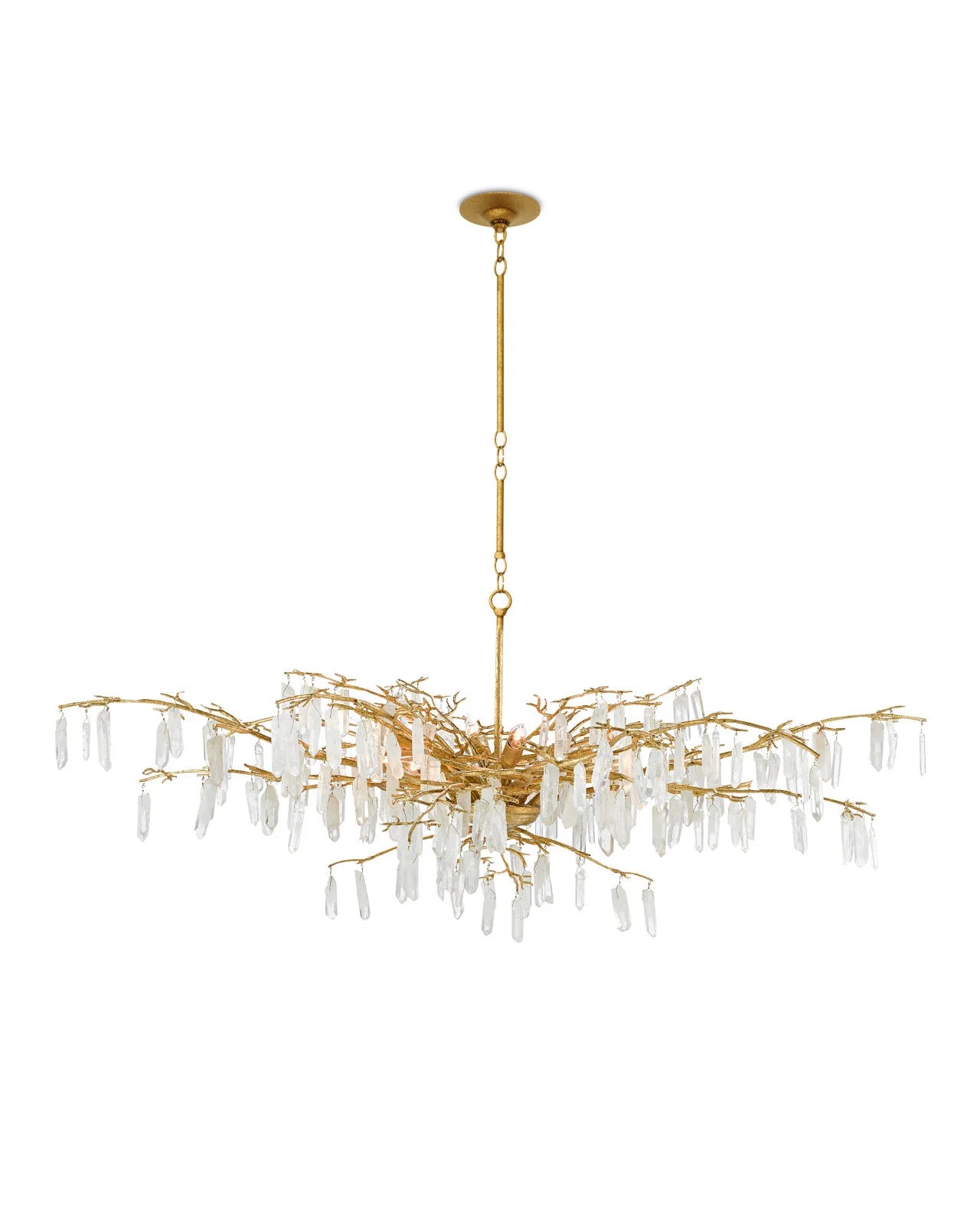 Forest Dawn Gold Chandelier