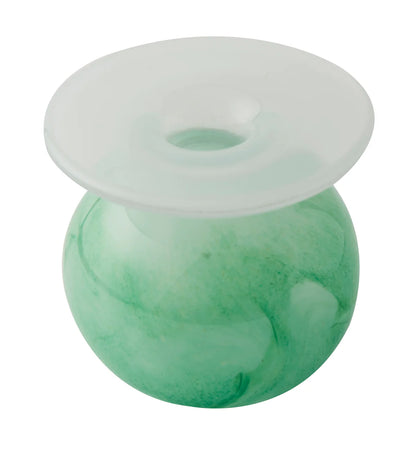 Miss Ellie Bud Vase, Jade Milk White/Green