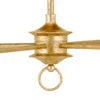 Nottaway Two-Tier Gold Chandelier