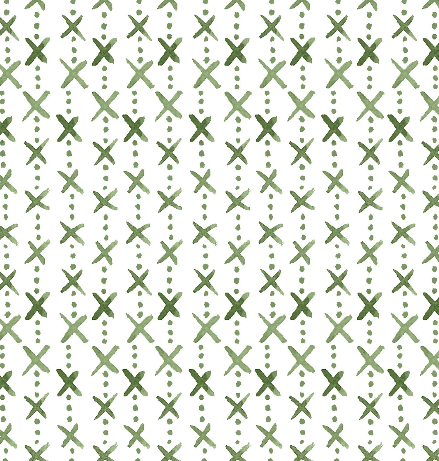 Textiles By Smith Overdot Green Print Fabric