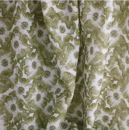 KK Harris Aphrodite's Anemone Belgian Linen Fabric