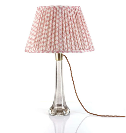 Fermoie Pink Wicker Lampshade