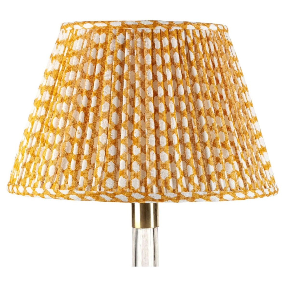 Fermoie Yellow Wicker Lampshade