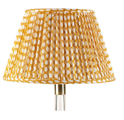 Fermoie Yellow Wicker Lampshade