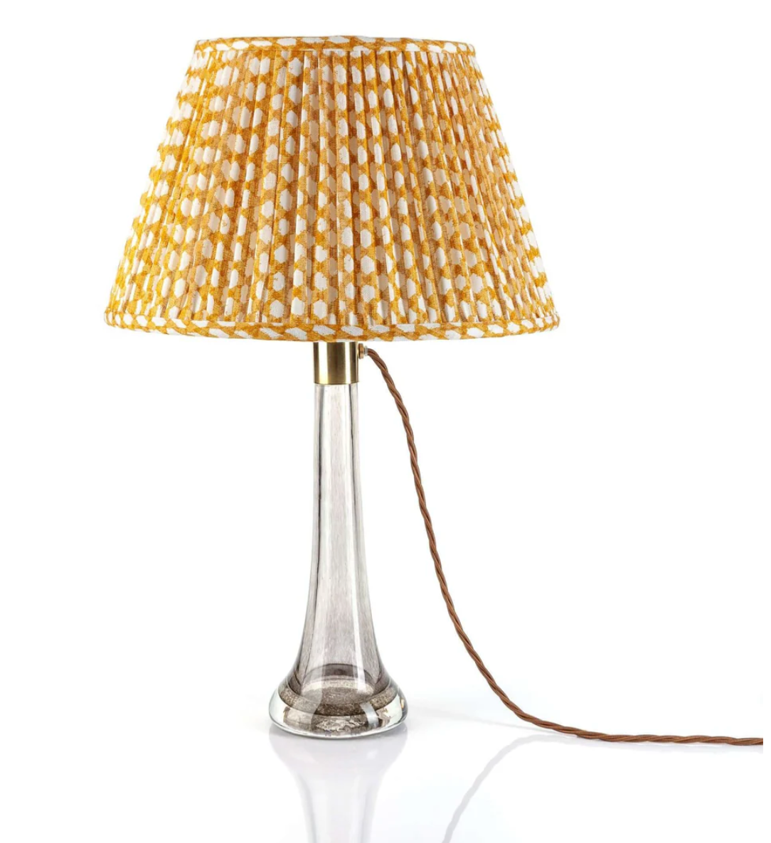 Fermoie Yellow Wicker Lampshade