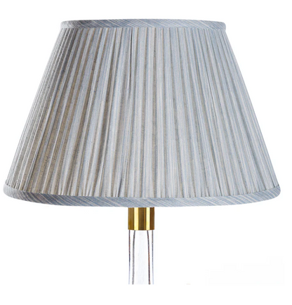 Fermoie Light Blue Strie Lampshade