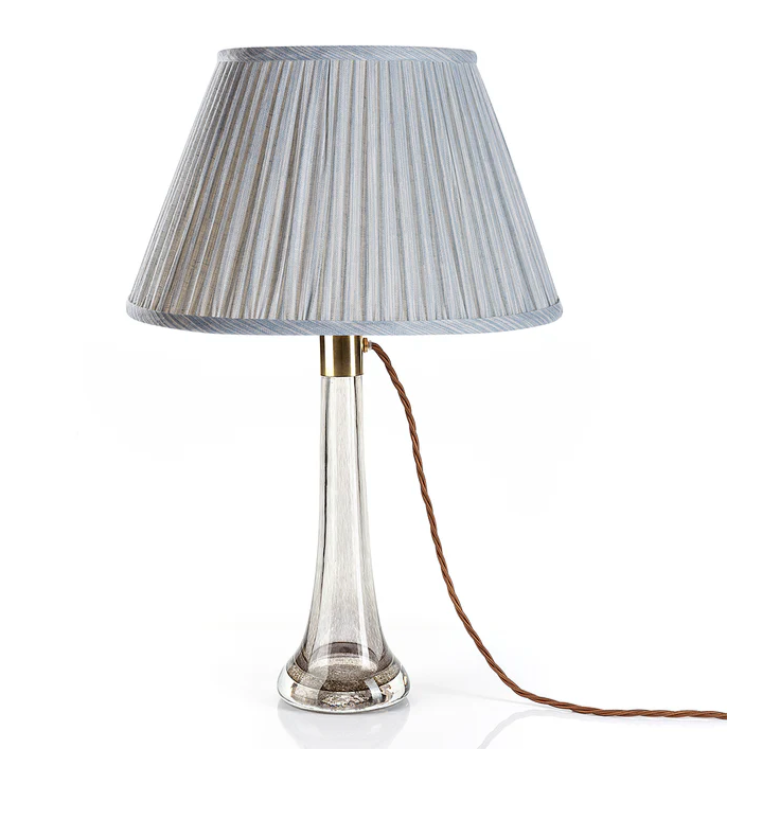 Fermoie Light Blue Strie Lampshade