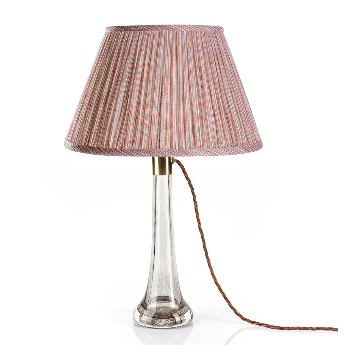 Fermoie Pink Strie Lampshade