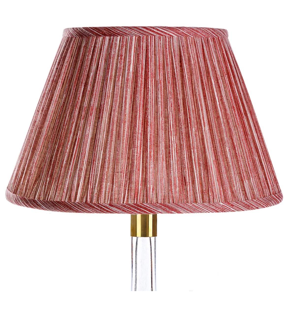 Fermoie Red Strie Lampshade