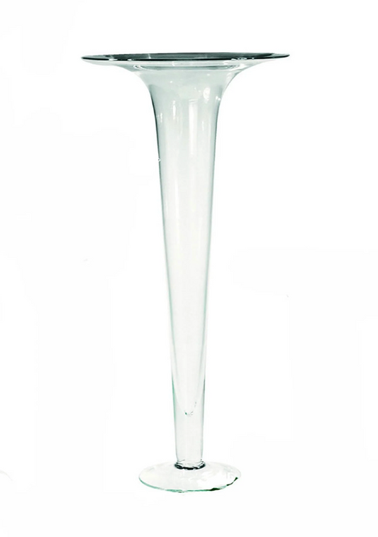 Classic Glass Vase, Medium Trumpet