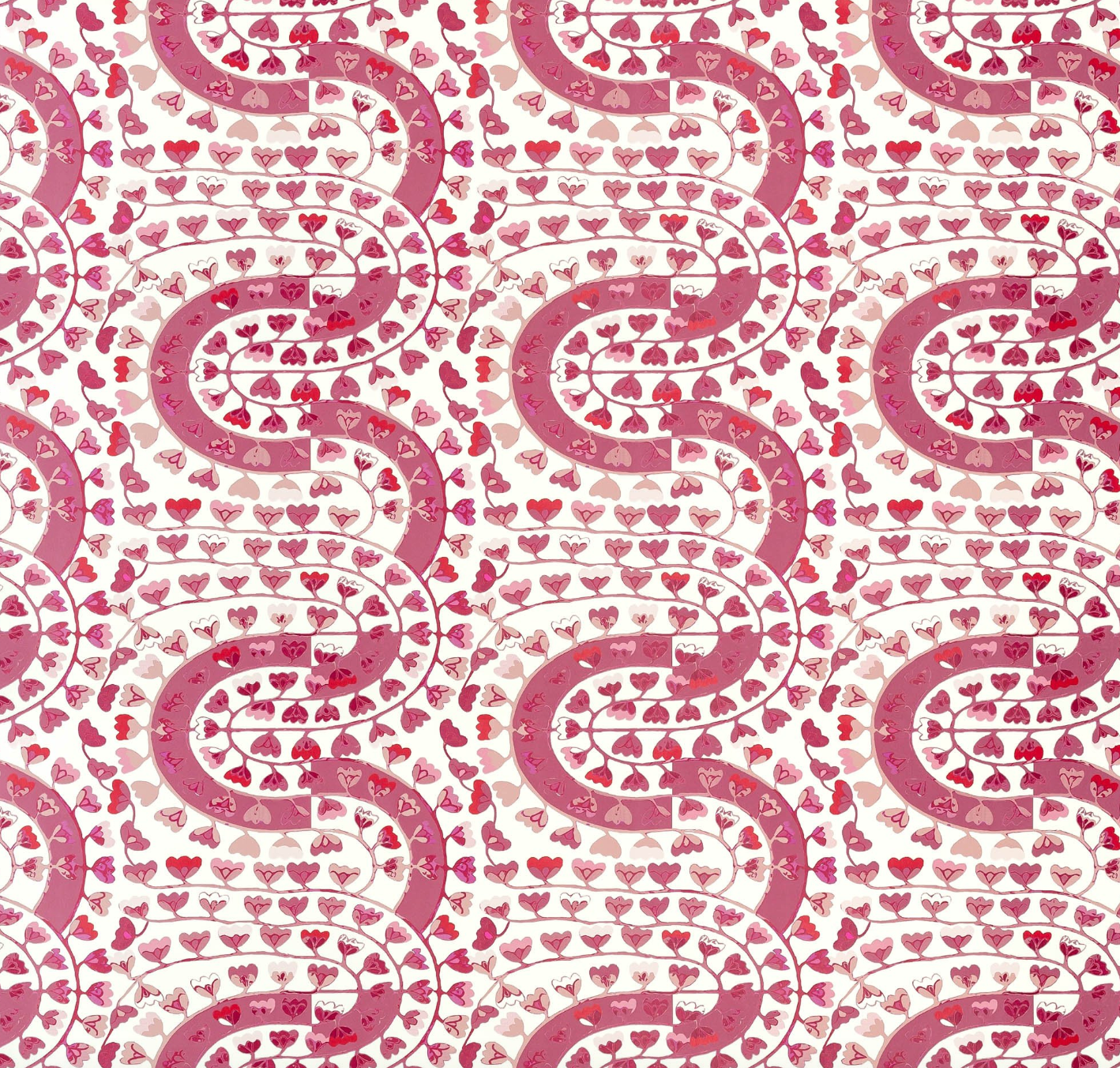 Isobel Fez Floral Wallpaper