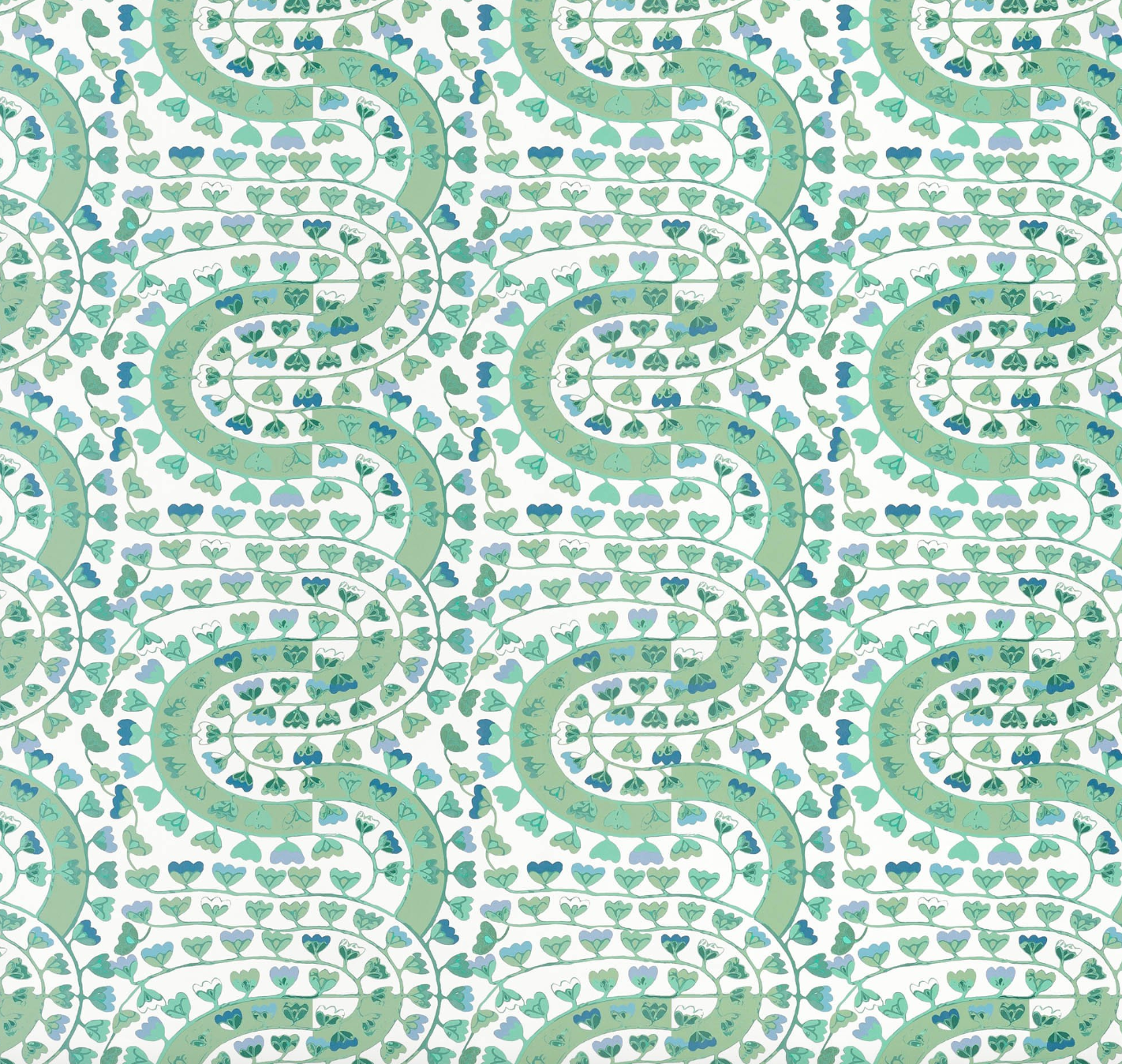 Isobel Fez Floral Wallpaper