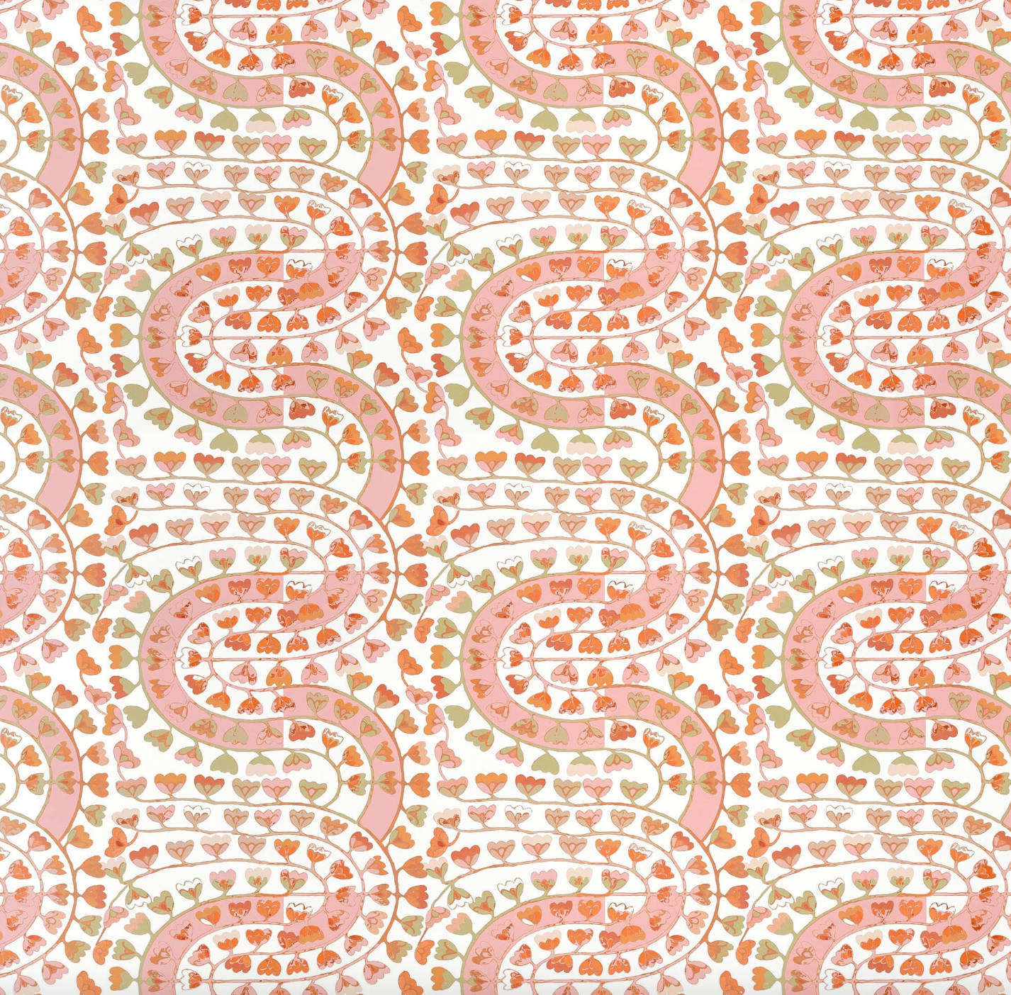 Isobel Fez Floral Wallpaper