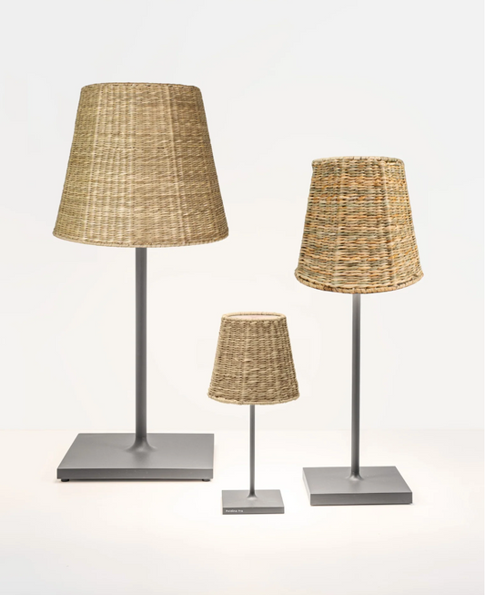 Zafferano Empire Seagrass Woven Lampshade