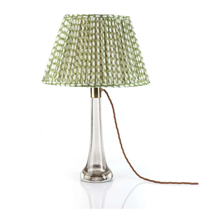 Fermoie Green Wicker Lampshade