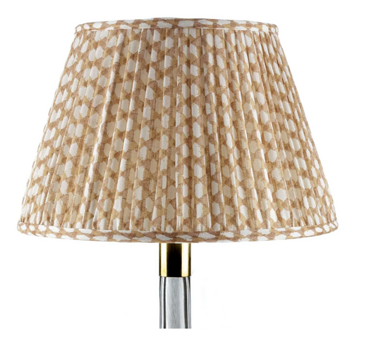 Fermoie Nut Brown Wicker Lampshade