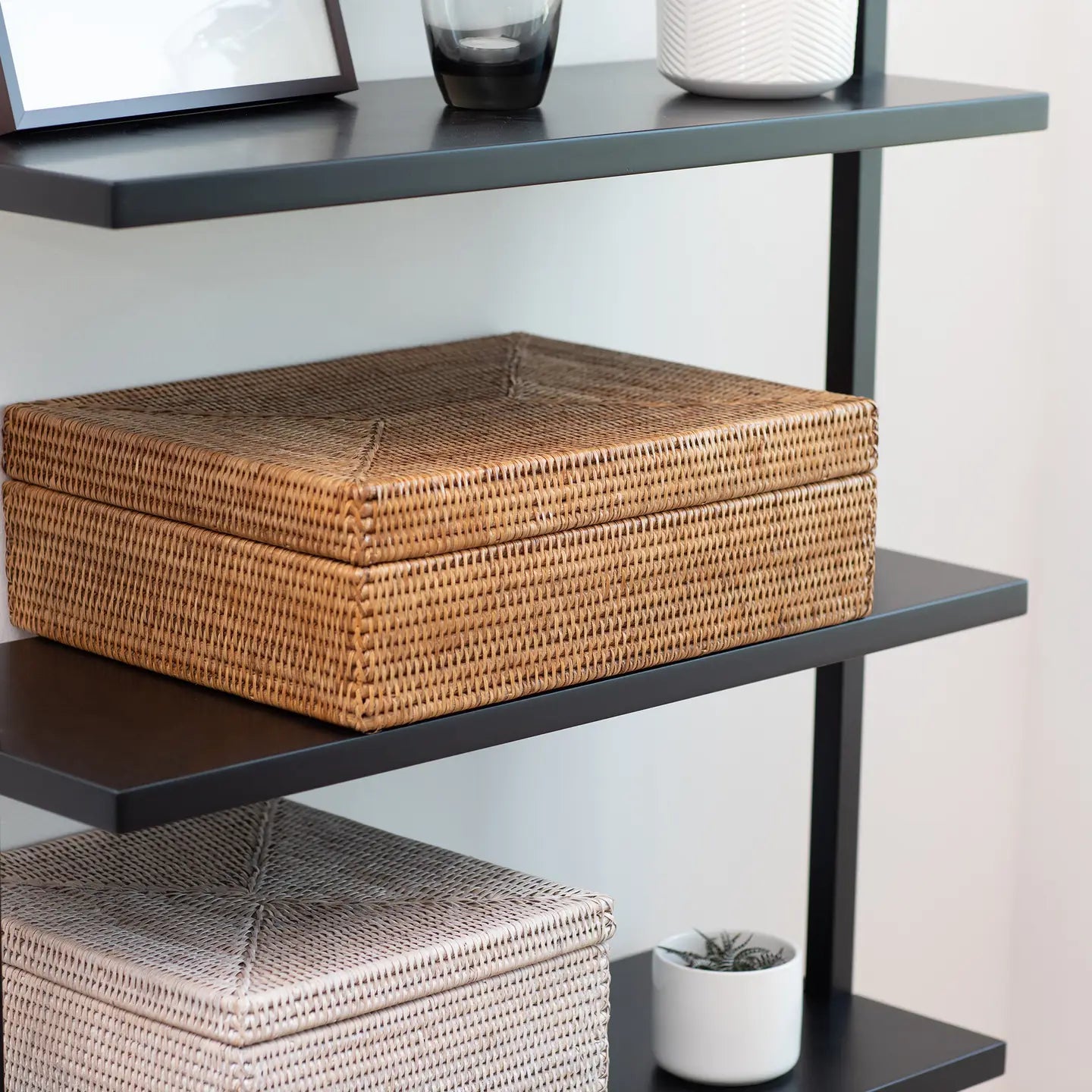 Rattan Storage Box with Lid