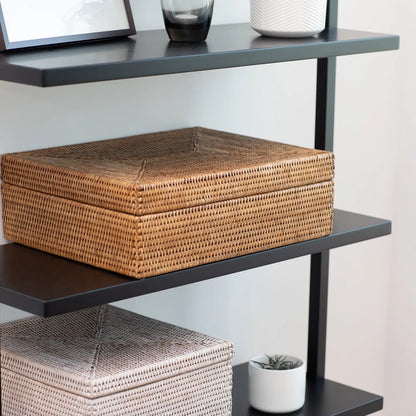 Rattan Storage Box with Lid