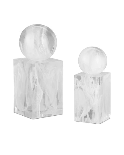 Nova White Objects Set of 2